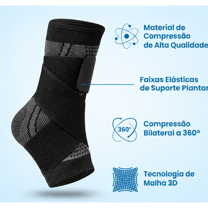 Meia de Compressão BioAtiva para o Pé